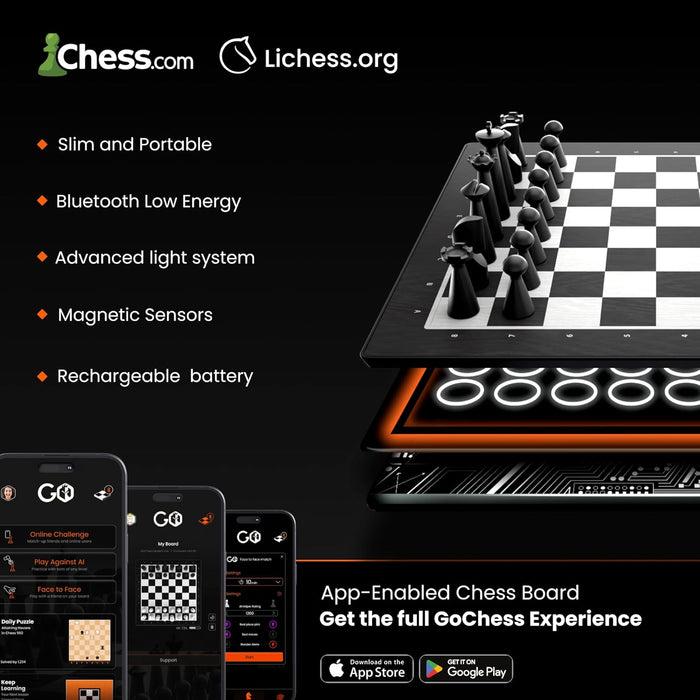 GoChess Mini - AI Electronic Chess Board Game