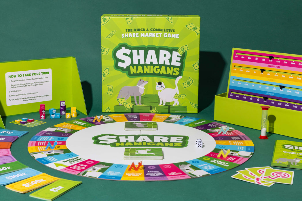 Sharenanigans – The Quick & Competitive Share Market Game (Board Game)