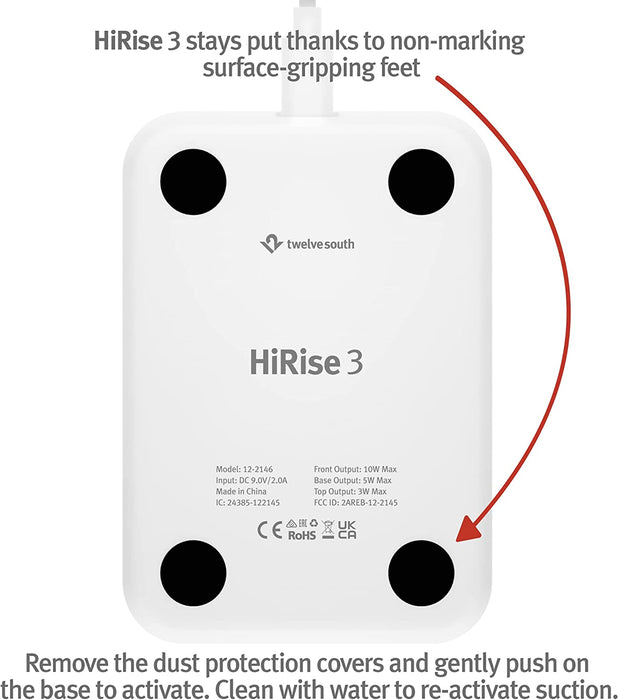 Twelve South HiRise Wireless 3-in-1 Magnetic Charging Station