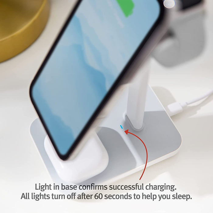 Twelve South HiRise 3 Wireless 3-in-1 Magnetic Charging Station (iPhones, AirPods and Apple Watch)